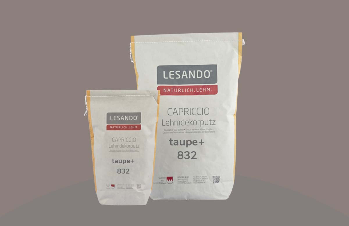 farbiger Lehmputz, Lehmdekorputz Capriccio, Farbserie puro 2