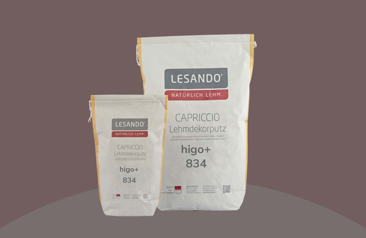 farbiger Lehmputz, Lehmdekorputz Capriccio, Farbserie puro 2