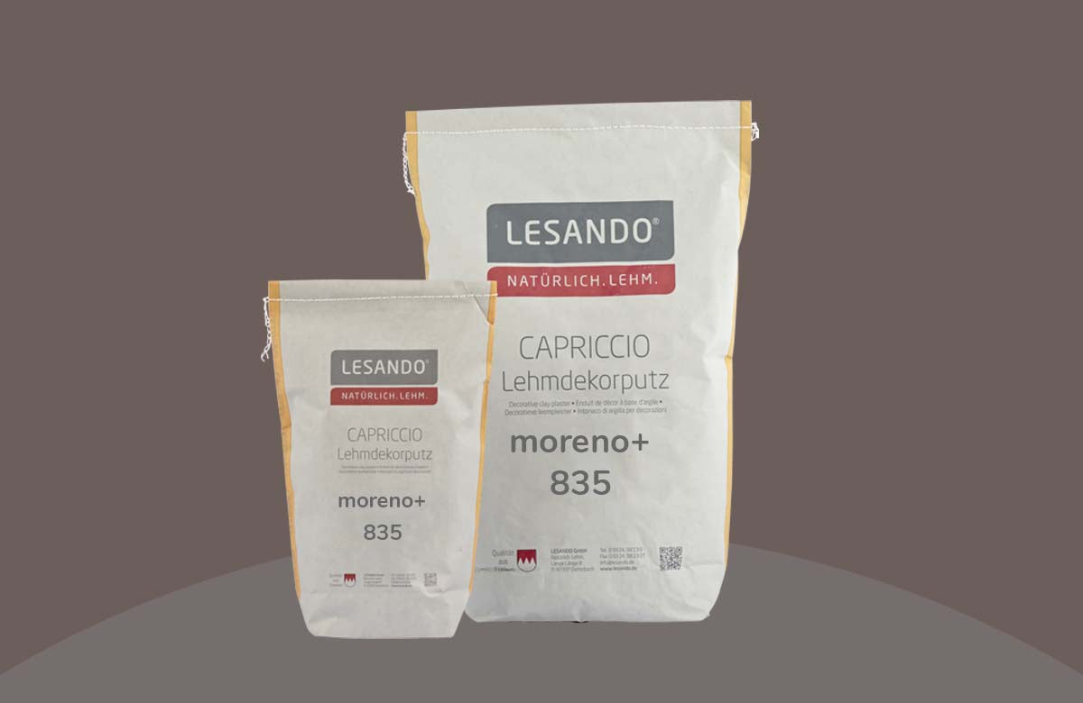 farbiger Lehmputz, Lehmdekorputz Capriccio, Farbserie puro 2