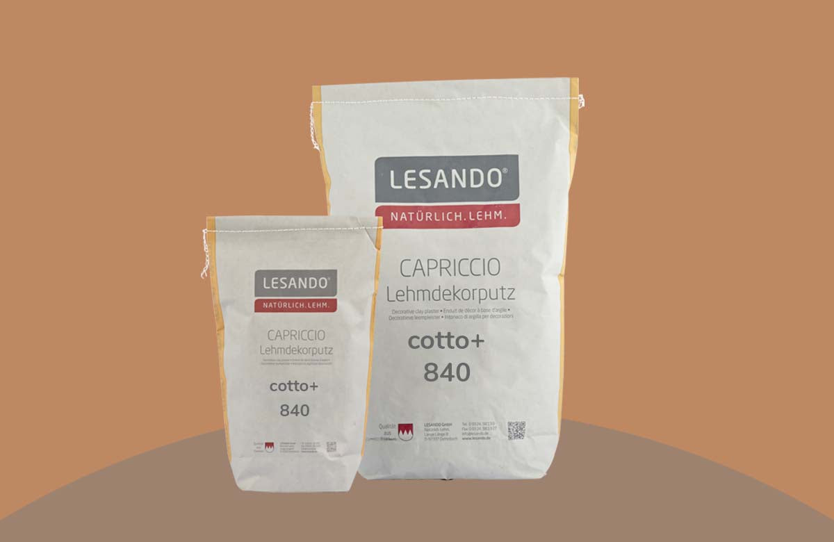 farbiger Lehmputz, Lehmdekorputz Capriccio, Farbserie modo 1