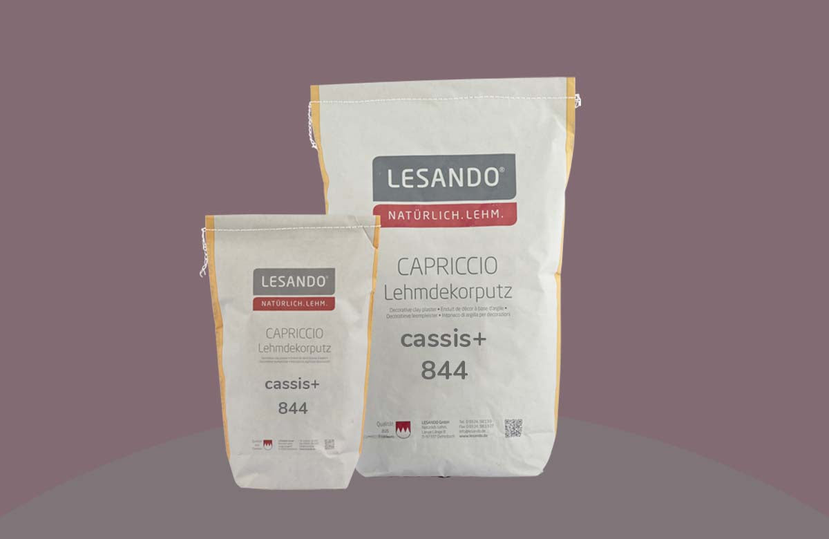 farbiger Lehmputz, Lehmdekorputz Capriccio, Farbserie modo 1