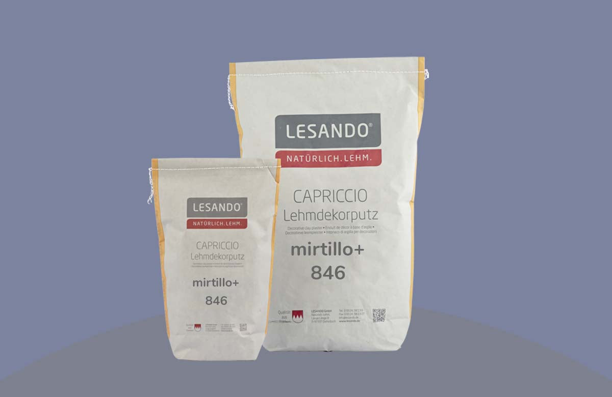 farbiger Lehmputz, Lehmdekorputz Capriccio, Farbserie modo 2