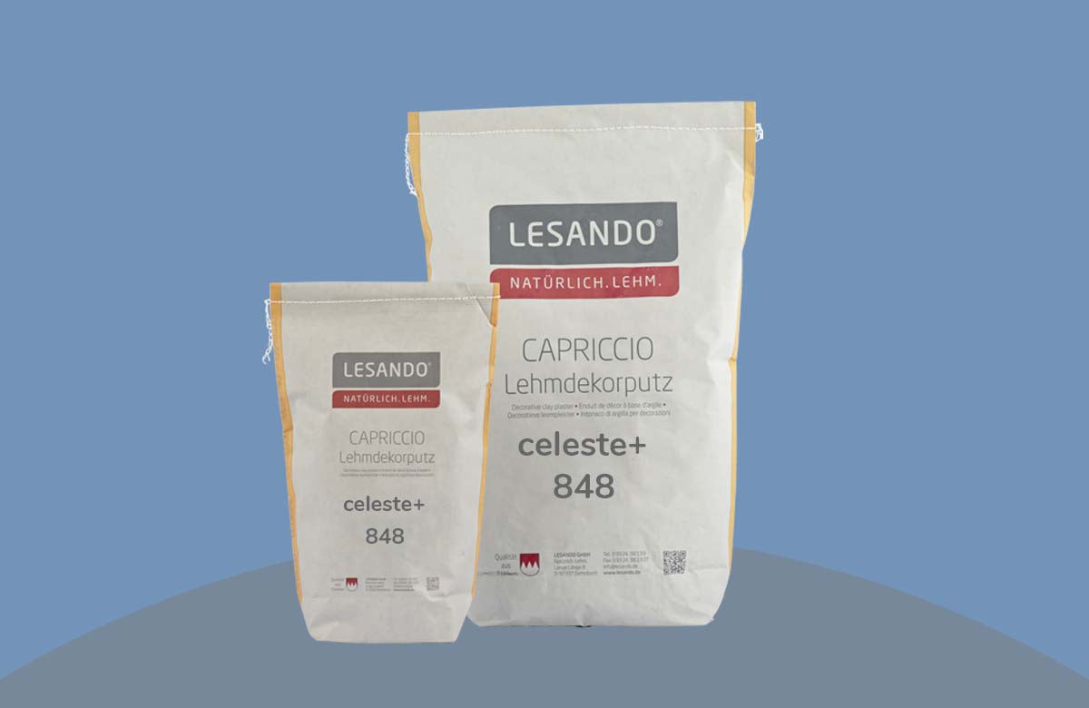 farbiger Lehmputz, Lehmdekorputz Capriccio, Farbserie modo 2