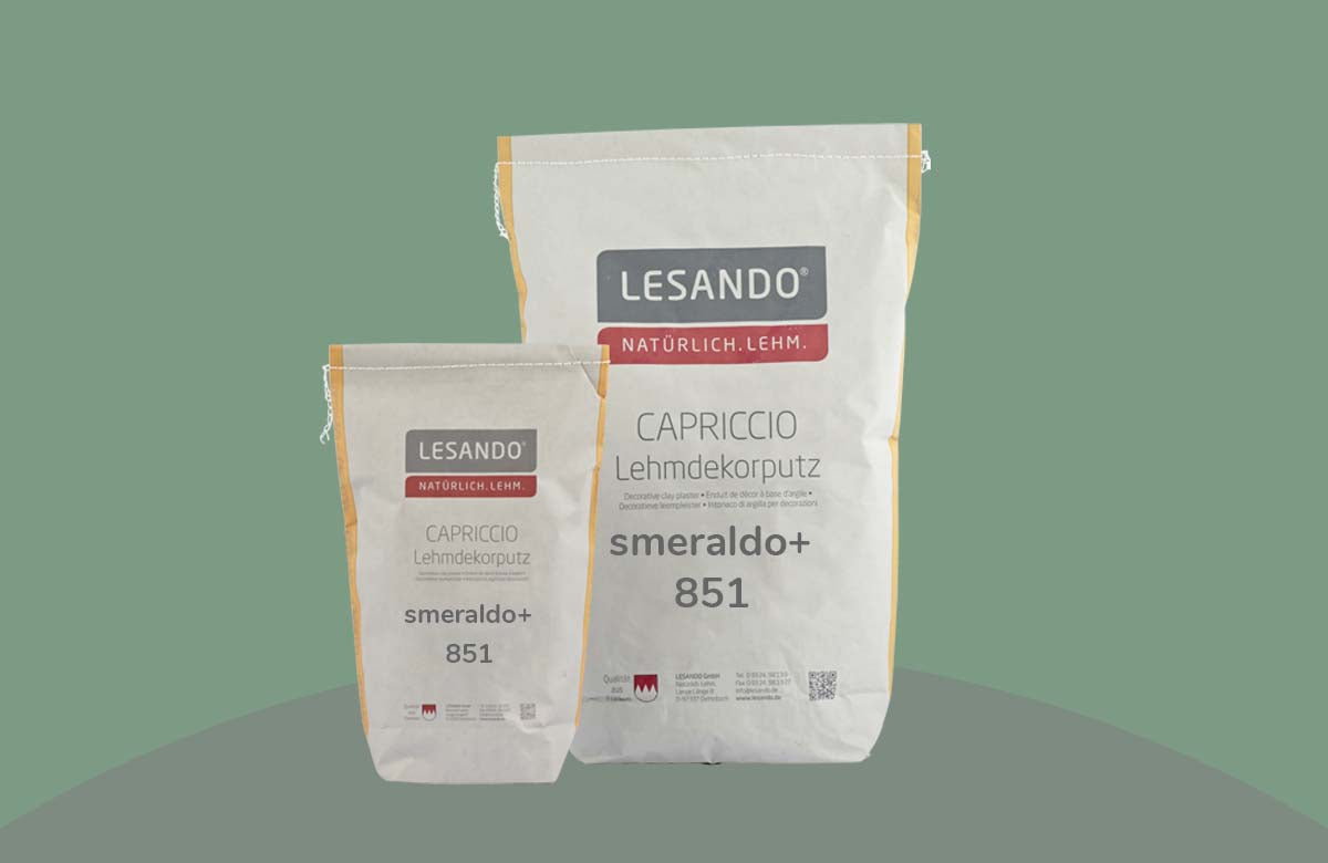 farbiger Lehmputz, Lehmdekorputz Capriccio, Farbserie modo 2