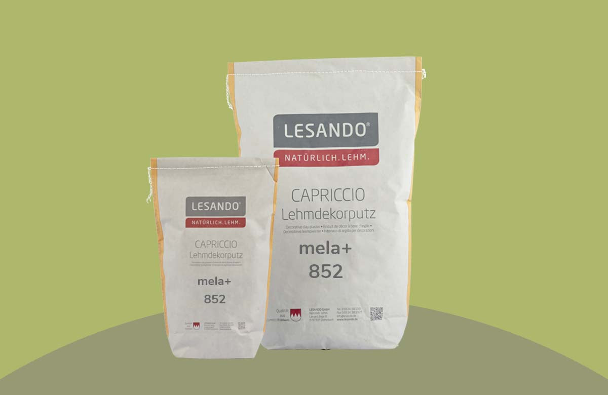 farbiger Lehmputz, Lehmdekorputz Capriccio, Farbserie modo 2