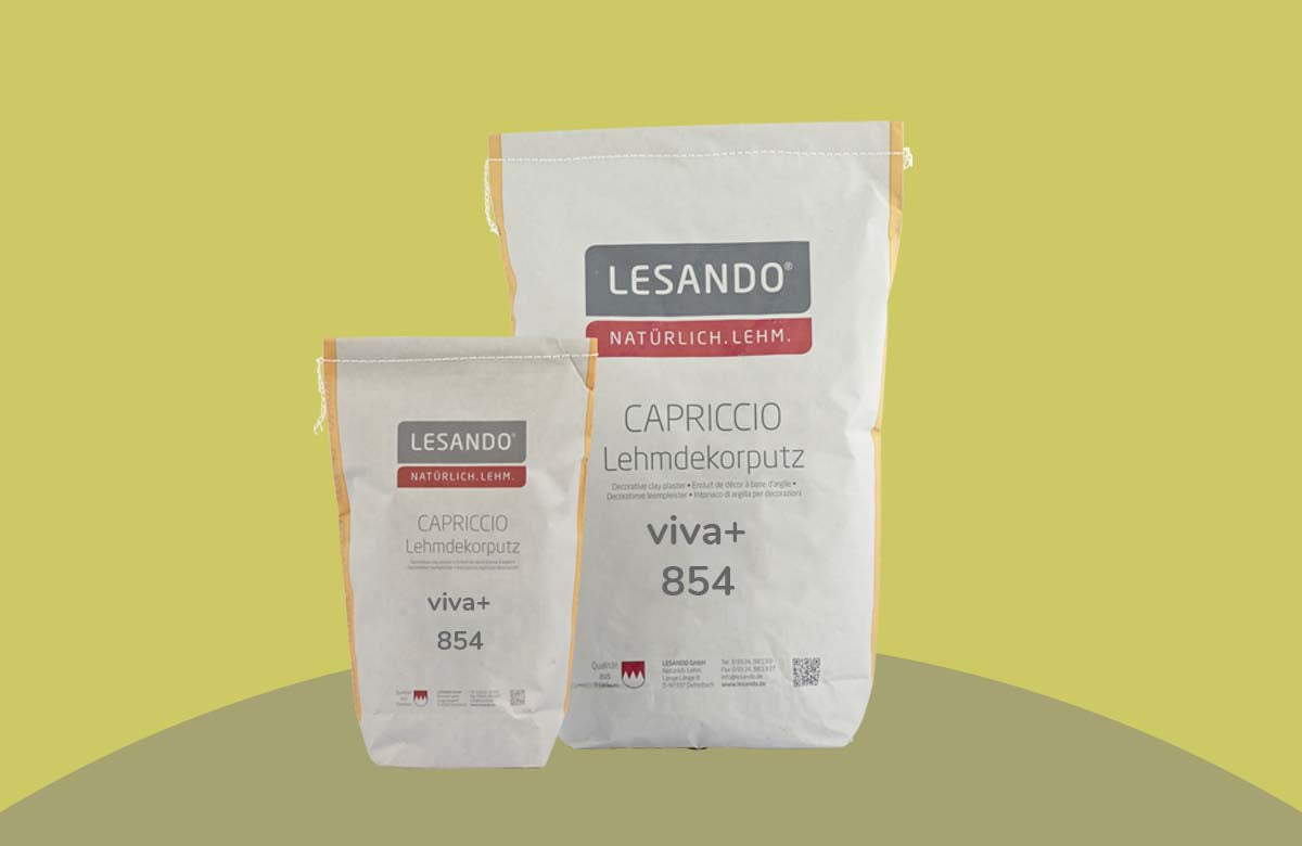 farbiger Lehmputz, Lehmdekorputz Capriccio, Farbserie modo 2