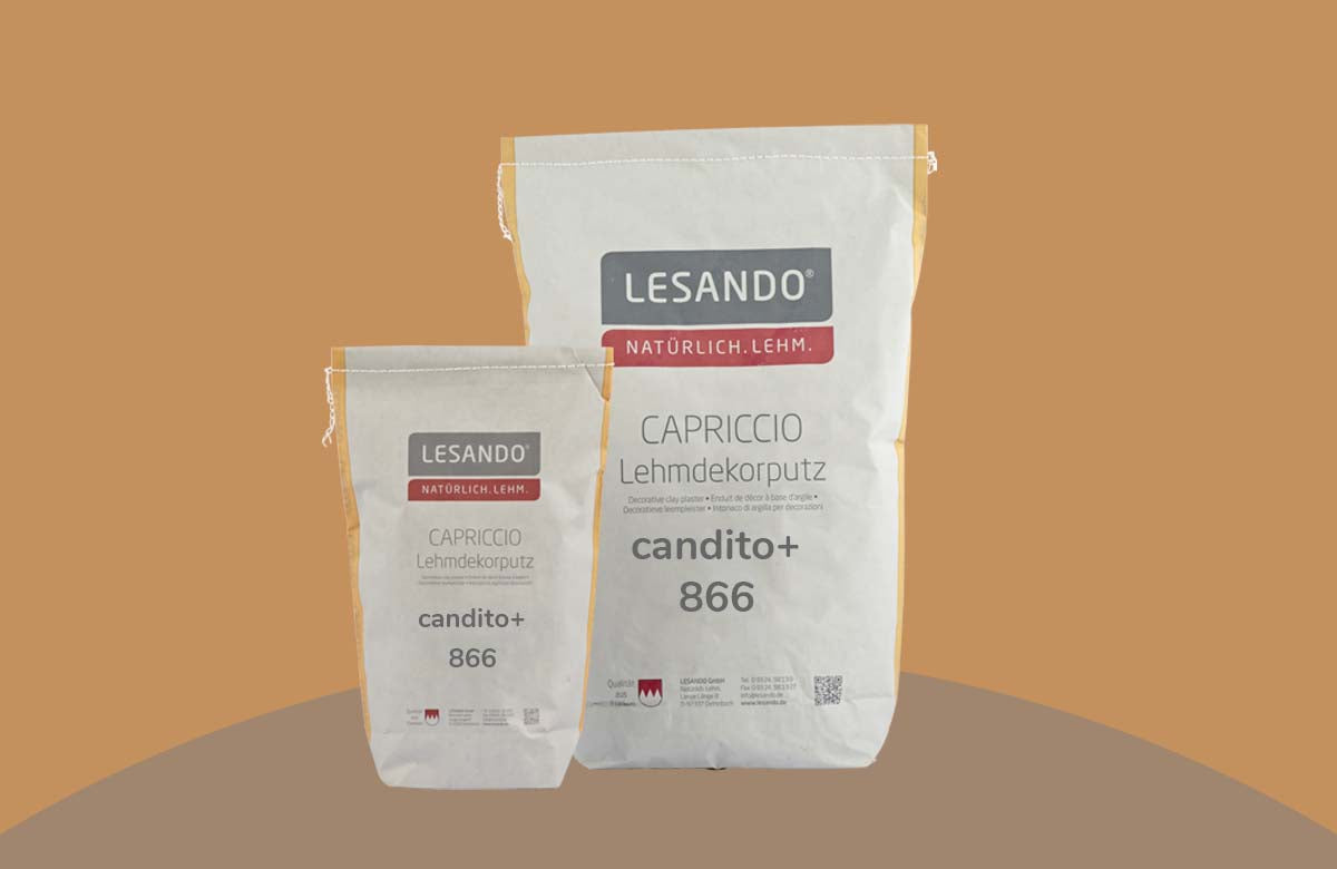 farbiger Lehmputz, Lehmdekorputz Capriccio, Farbserie eco 2