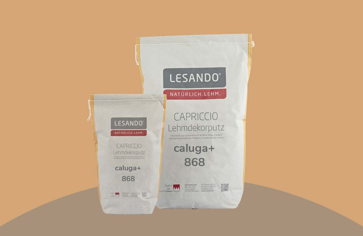 farbiger Lehmputz, Lehmdekorputz Capriccio, Farbserie eco 2