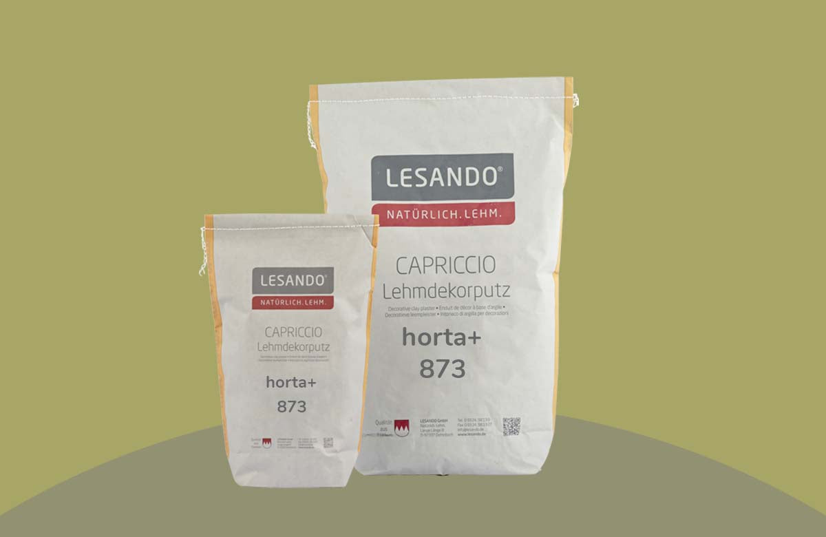 farbiger Lehmputz, Lehmdekorputz Capriccio, Farbserie eco 2