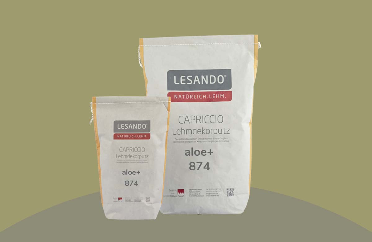 farbiger Lehmputz, Lehmdekorputz Capriccio, Farbserie eco 2