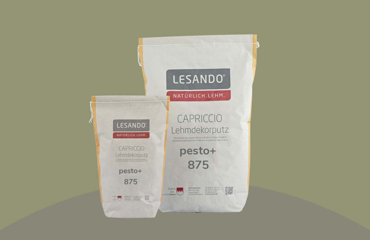 farbiger Lehmputz, Lehmdekorputz Capriccio, Farbserie eco 2