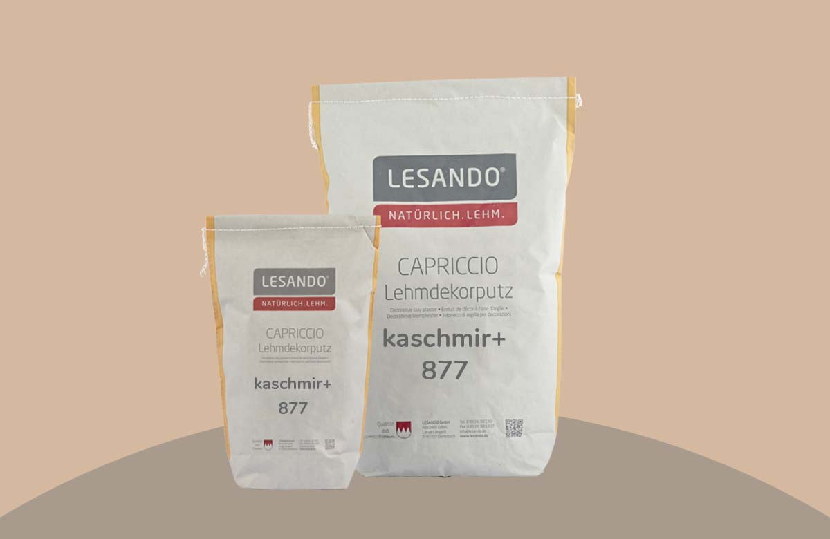 farbiger Lehmputz, Lehmdekorputz Capriccio, Farbserie eterno 1