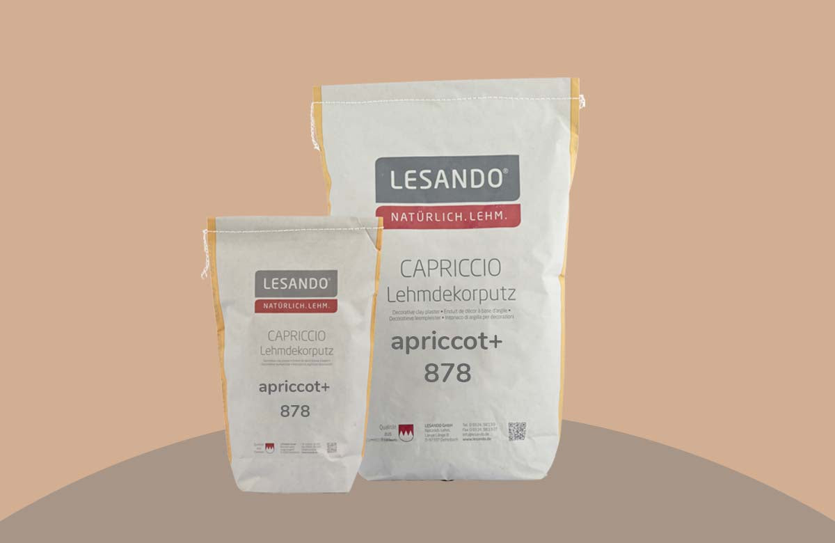 farbiger Lehmputz, Lehmdekorputz Capriccio, Farbserie eterno 1