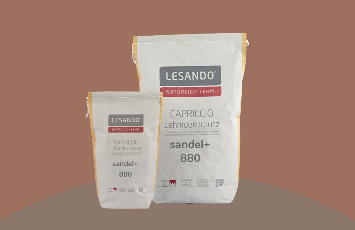 farbiger Lehmputz, Lehmdekorputz Capriccio, Farbserie eterno 1