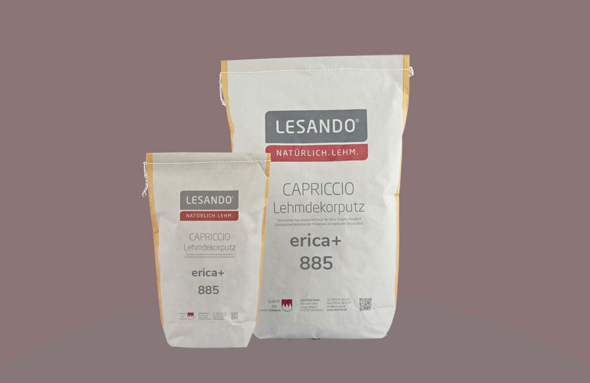 farbiger Lehmputz, Lehmdekorputz Capriccio, Farbserie eterno 1