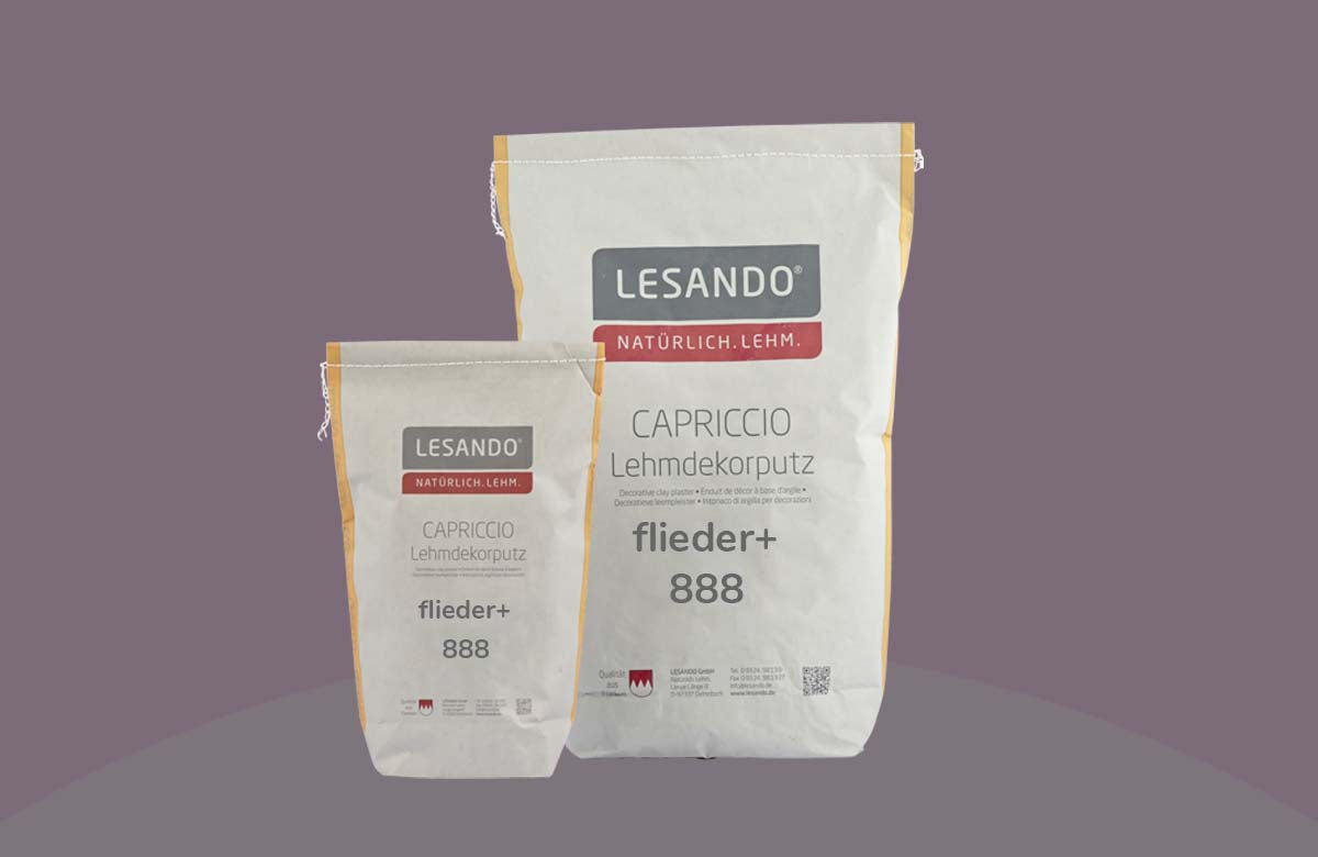 farbiger Lehmputz, Lehmdekorputz Capriccio, Farbserie eterno 2
