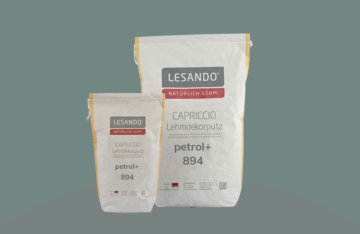 farbiger Lehmputz, Lehmdekorputz Capriccio, Farbserie eterno 2