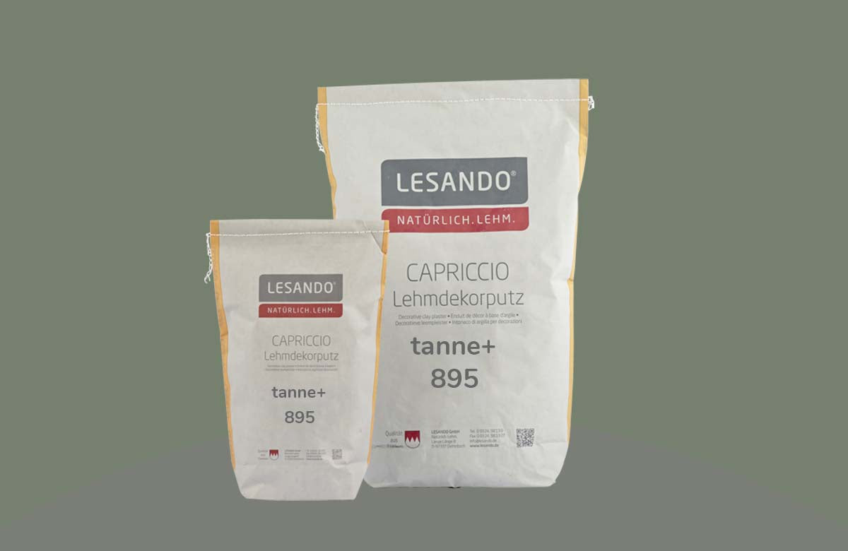 farbiger Lehmputz, Lehmdekorputz Capriccio, Farbserie eterno 2