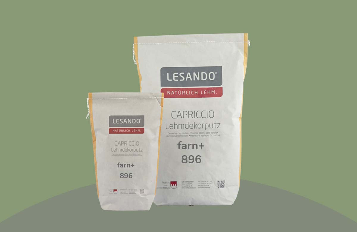 farbiger Lehmputz, Lehmdekorputz Capriccio, Farbserie eterno 2