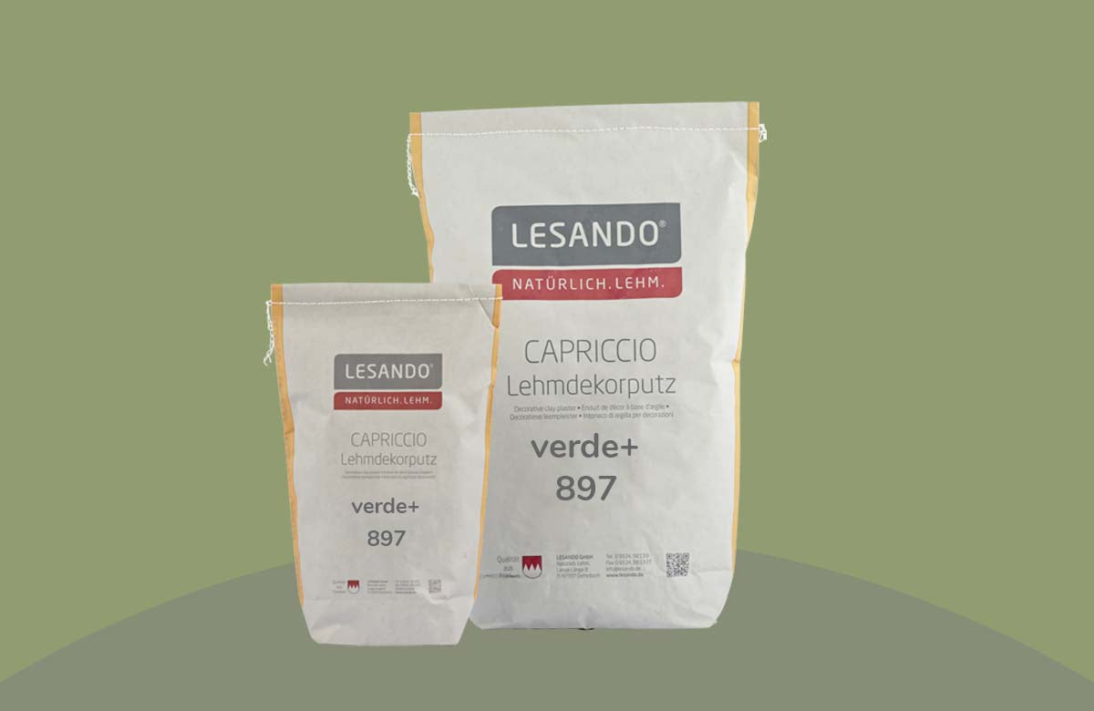 farbiger Lehmputz, Lehmdekorputz Capriccio, Farbserie eterno 2
