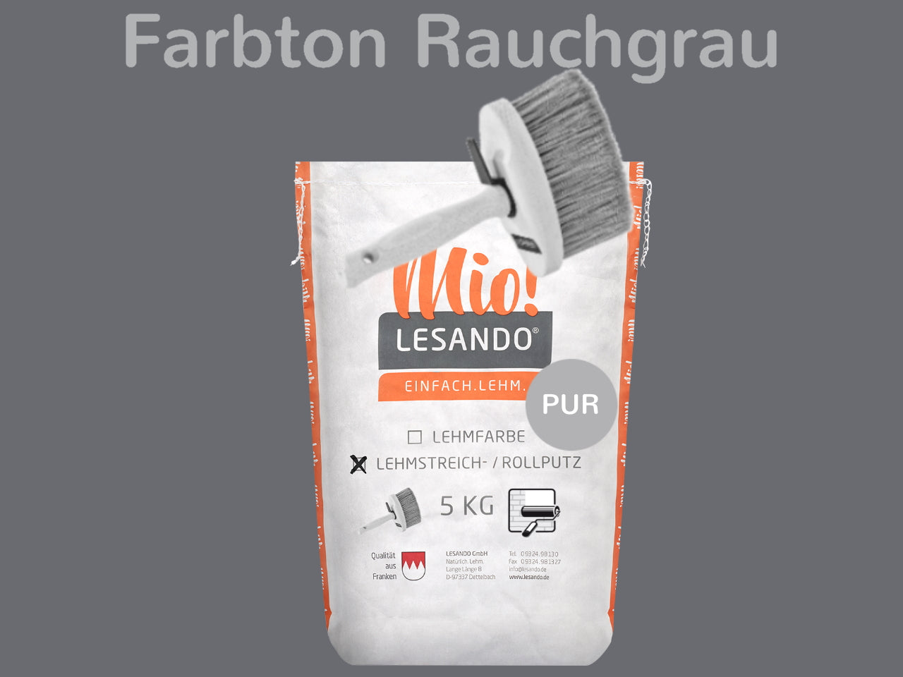 Lehmstreichputz / Lehmrollputz Lesando Mio! PUR