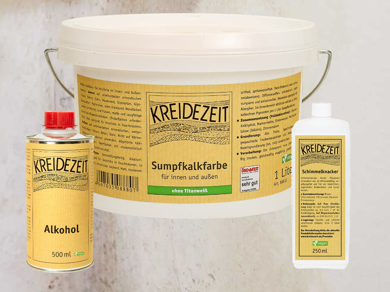 Schimmel Erste Hilfe Set Kreidezeit