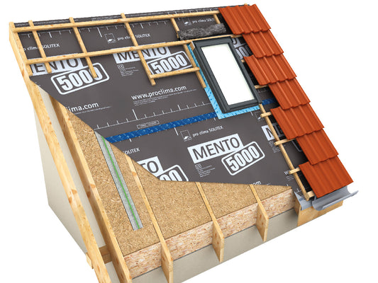 schwere Unterspannbahn / Unterdeckbahn / Winddichtung SOLITEX MENTO 5000