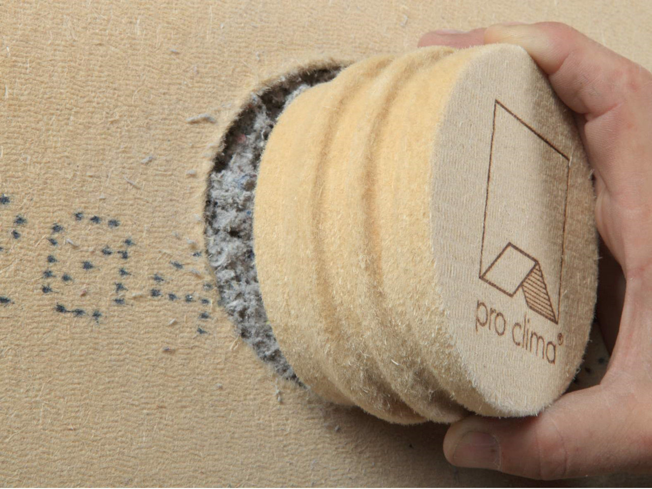 Verschlussstopfen für Einblaslöcher in Holzfaserplatten CLOX