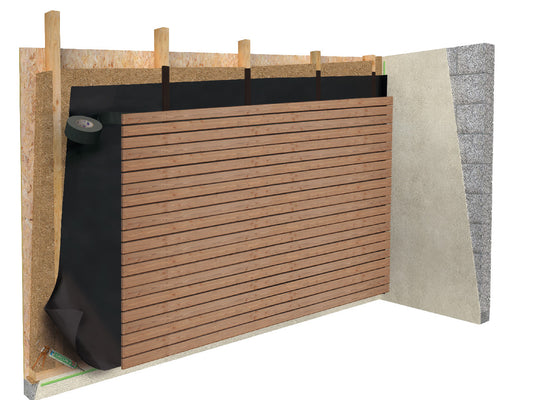 Wandschalungsbahn für Lückenschalung bis 35 mm SOLITEX FRONTA Quattro