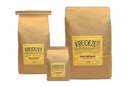 Kreidezeit Kalk Haftputz grob