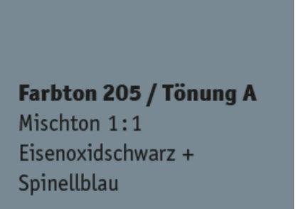 Kreidezeit Vega Wandfarbe pigmentiert Farbton 205-216