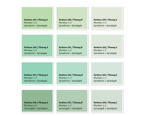 Kreidezeit Vega Wandfarbe pigmentiert Farbton 157-168