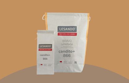 Lehmstreichputz Lesando (Bravo+Effekt Furioso) Farbserie eco 2