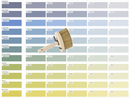 Lehmstreichputz Lesando (Bravo+Effekt Furioso) Farbserie modo 2