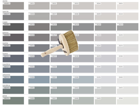 Lehmstreichputz Lesando (Bravo+Effekt Furioso) Farbserie puro 1