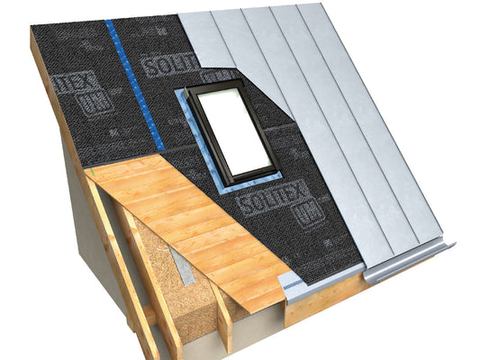 Unterspannbahn / Unterdeckbahn / Winddichtung für Metalleindeckungen SOLITEX UM